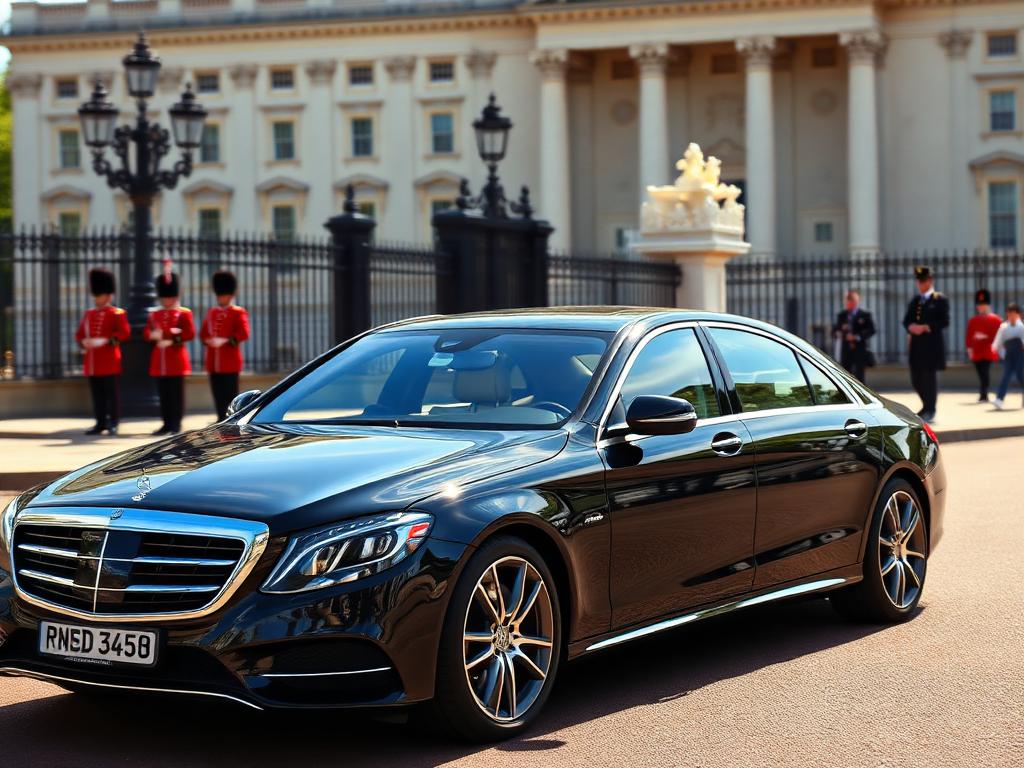 Private driving tour of London with luxury vehicle